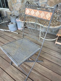 Iron Folding Chairs 