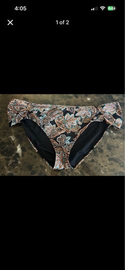 Paisley Print Bikini Bottom