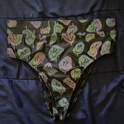 Iheartraves Reflective Smiley face Bottoms
