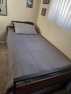 Twin Trundle Bed with Mattresses