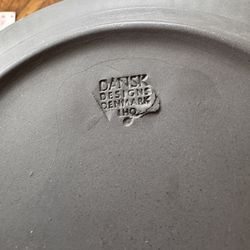 Dansk Flamestone Fluted Plates Jens Quistgaard Danish