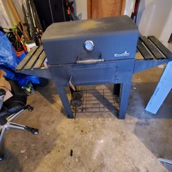 Charbroil BBQ with  wide grill space.Must go tomorrow