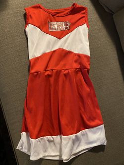 Girls cheerleading costume