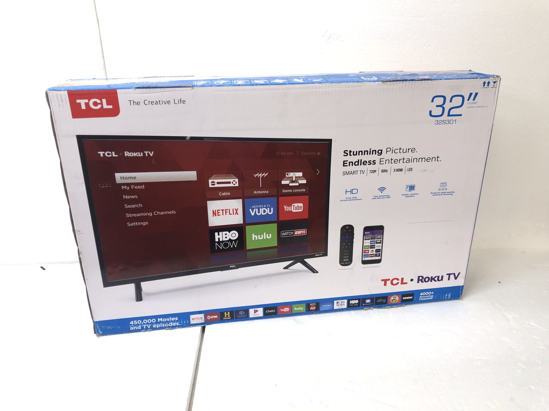 TCL 32-inch 720p Smart Roku TV 32S301