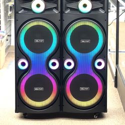 Karaoke Bluetooth 4x12” Bocina - Con Sonido Potente 