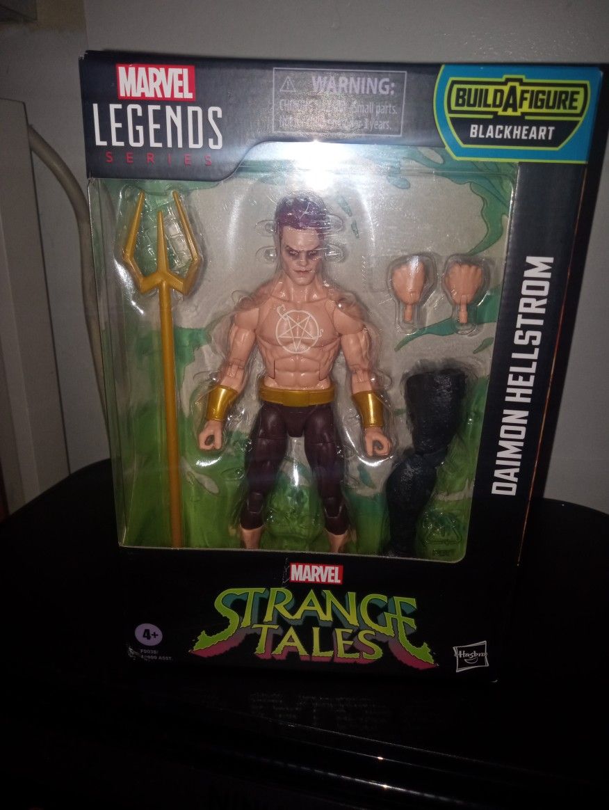 Marvel Legends Daimon Hellstrom With Blackheart Baf Piece