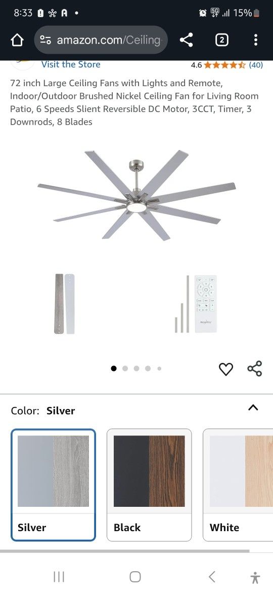 72" Ceiling Fan