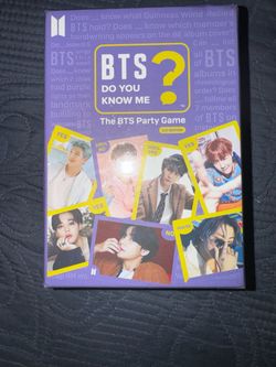BTS Do You Know Me Party Game 1st Edition