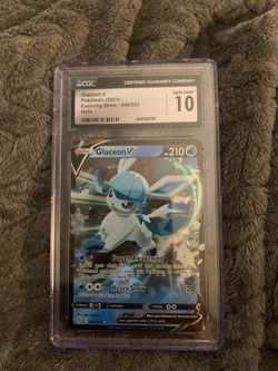 Glaceon V Evolving Skies Graded