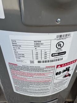 Rheem water heater