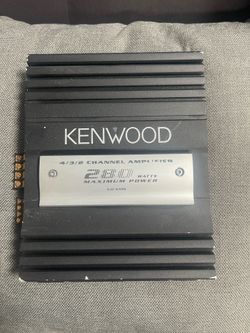 Kenwood Amp 250watts 2/3/4 channel
