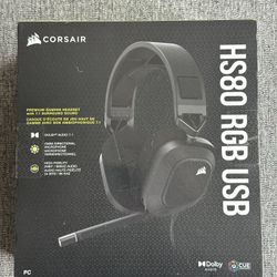Corsair HS80 RGB USB headset for PC