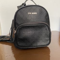 Black Steve Madden Mini Backpack 