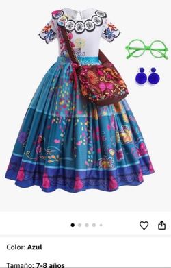 Disney Encanto Mirabel Girls Costume Dress Set