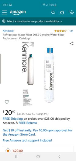 Refrigerator Water Filter 9083 Genuine Water Filter Replacement Cartridge