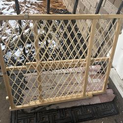 Wooden Baby / Puppy Gate