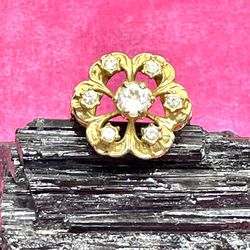 Mid Century 18k hge Ring Sz 5.5