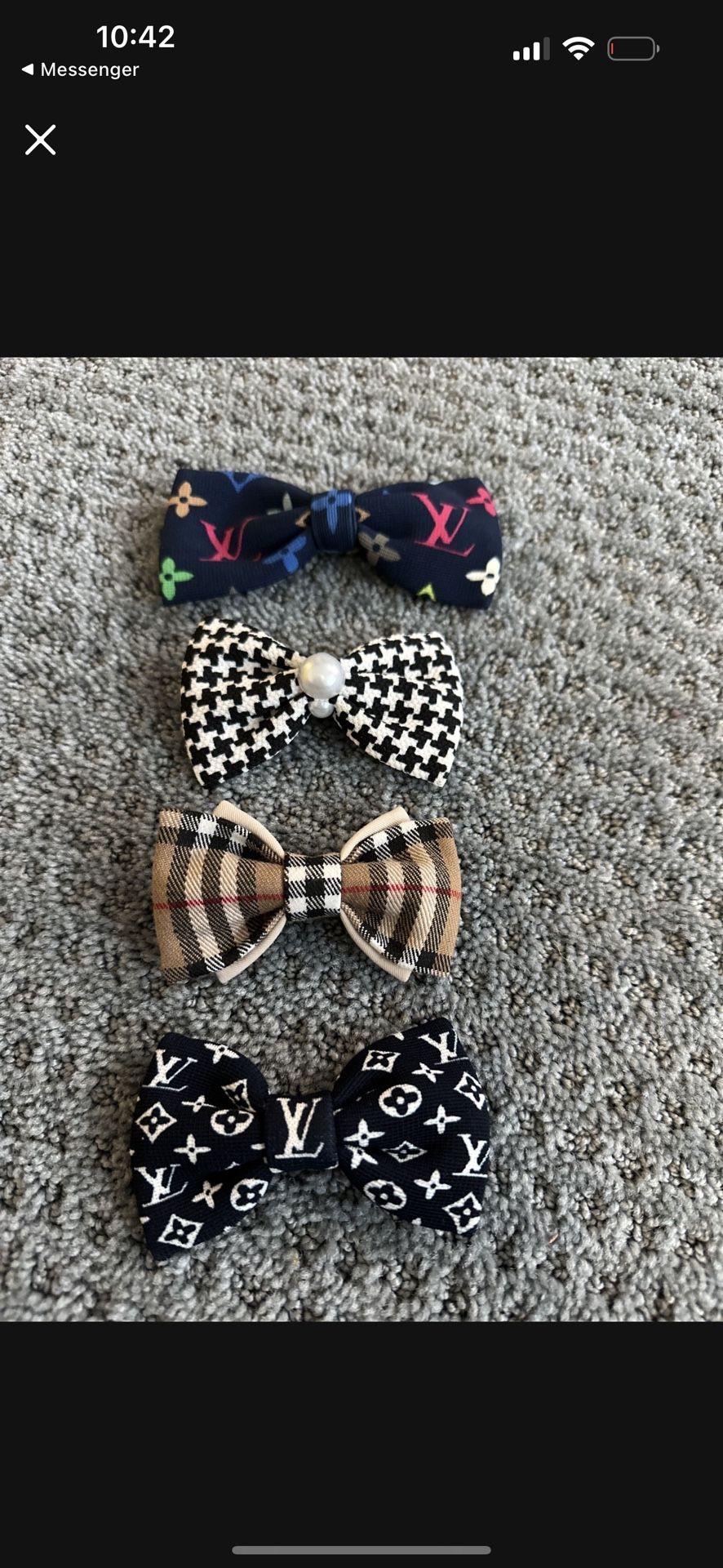 Designer Hair Clips $15 Each
