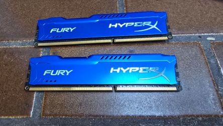 Kingston HyperX Fury 8GB DDR3 RAM Kit (2x4GB) 1333MHz Blue