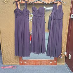 Bridesmaids Dress  Size 12 Plum