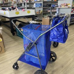 RIO Beach Wonder Wheeler Deluxe Beach Utility Cart 