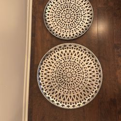 Silver Metal Wall Decor 