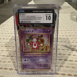 MR MIME POKEMON GRADED 10