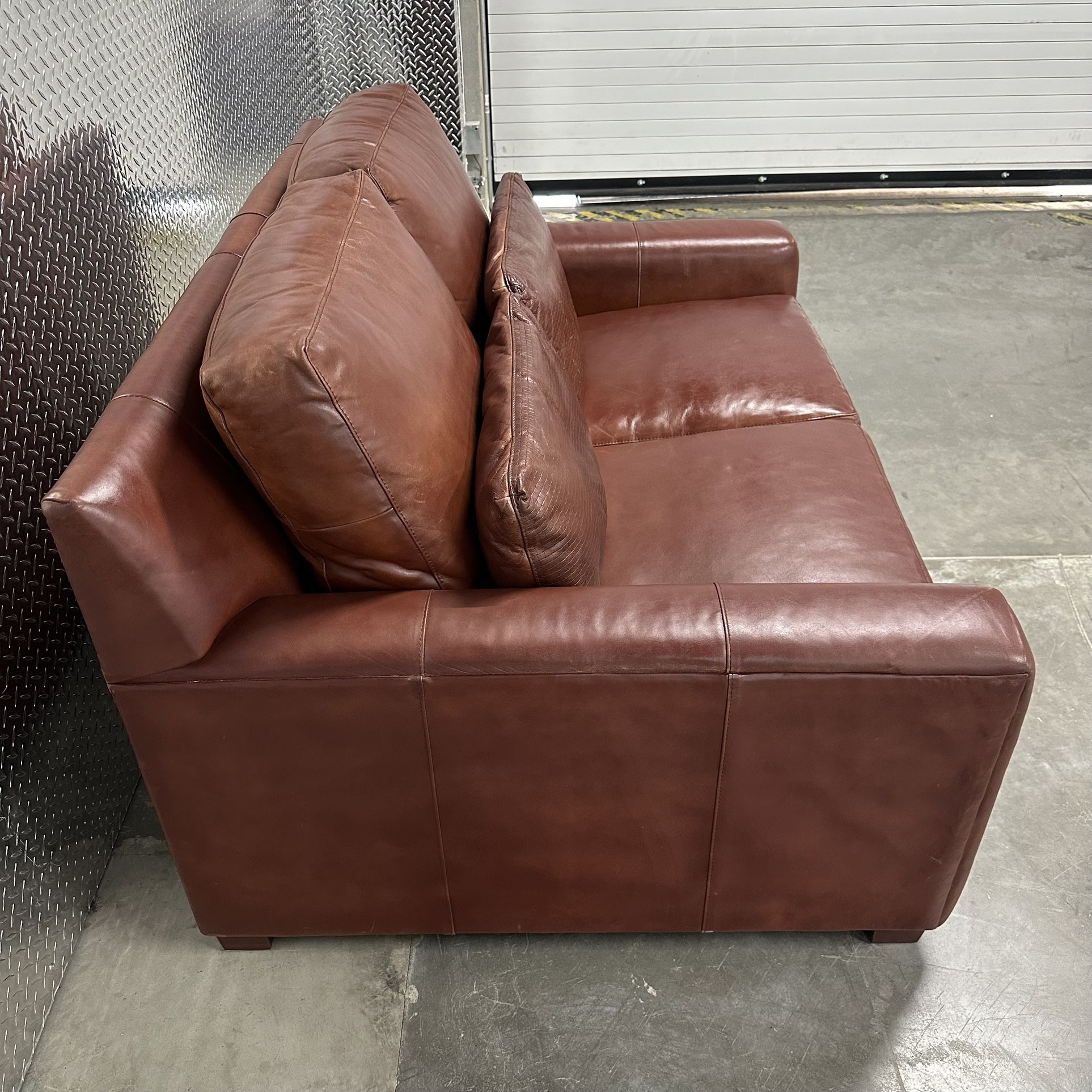 Vintage Stickley Down Leather Sofa -Delivery Available
