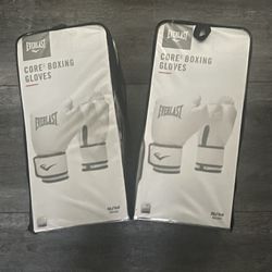  Everlast Core2 Training Gloves, White-Small To Medium, Black-Large To XL