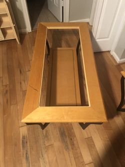 Coffee table and two side tables