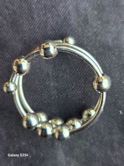 stainless steel fidget ring