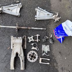 2008 Kawasaki Kx 450 R Swing Arms Axle Parts Arms Brakes 