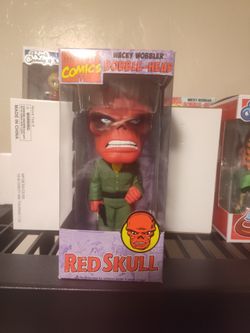 Funko Wacky Wobbler Red Skull Bobblehead 