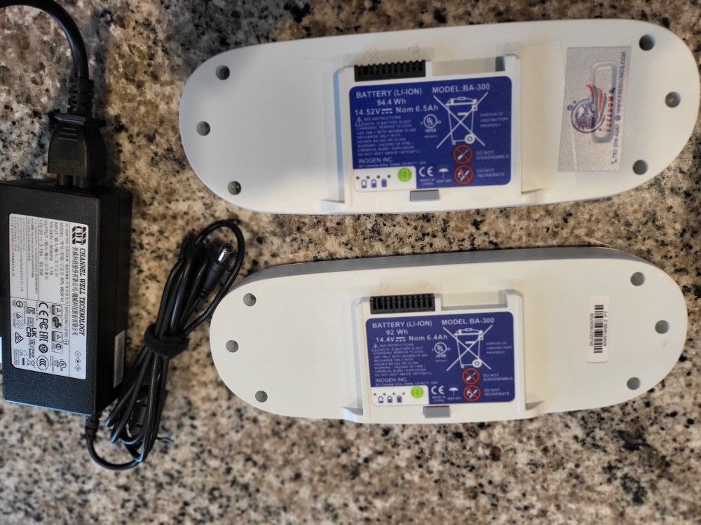 ⚡ Inogen One BA-300 Batteries + External Charger + Power Supply ⚡