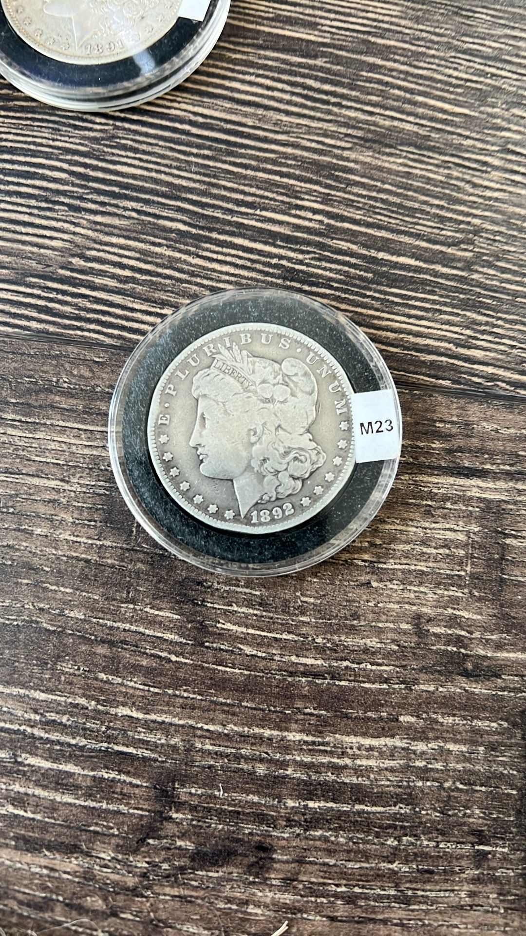 Circulated 1892 Morgan Silver Dollar