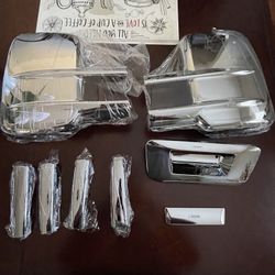 Chrome Plated Mirrors And Door Handles 