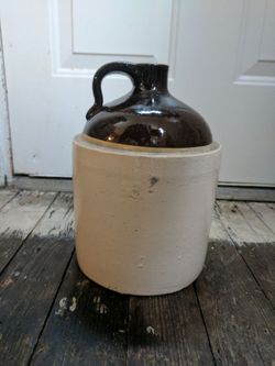 Antique 1 gallon stoneware jug