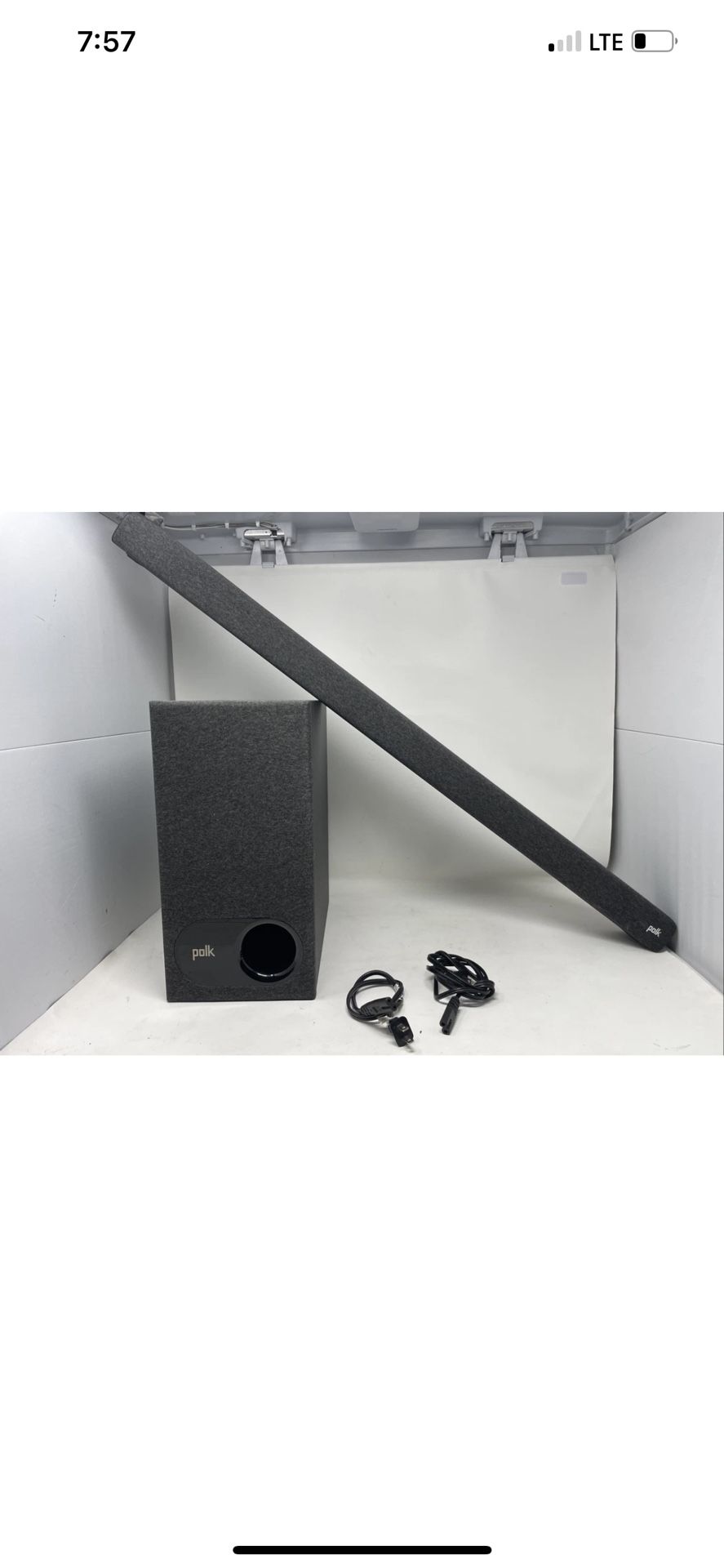 Polk Signa S3 Universal TV Sound Bar & Wireless Subwoofer System