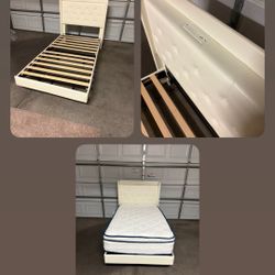 Twin Bed Frame With Mattress