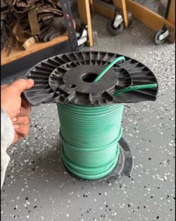 #6 green gauge stranded copper electrical wire