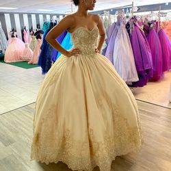Gold Prom/sweet 16,etc… Gown