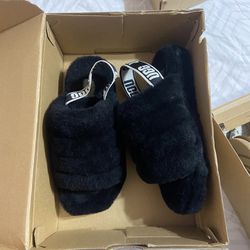 Black Ugg Sandals 