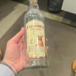 Empty Sealed Cazadores Bottles