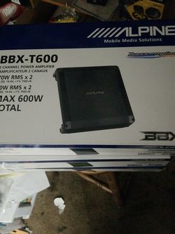 Alpine Bbx-t600 2 Channel Amp
