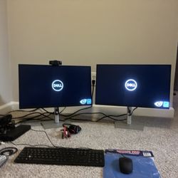 Complete Dual Monitor Workstation $250 OBO