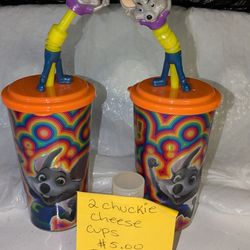 2 Chucky Cheese Cups (Used) $5