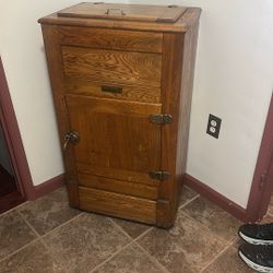Old Wooden Icebox