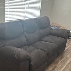 Brown Reclinable Sofa