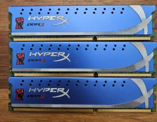 Kingston HyperX DDR3 RAM Kit (3 Sticks) 12GB