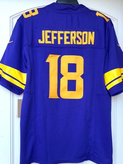 SMALL + L / XL + XXL - VIKINGS #18 JEFFERSON JERSEYS